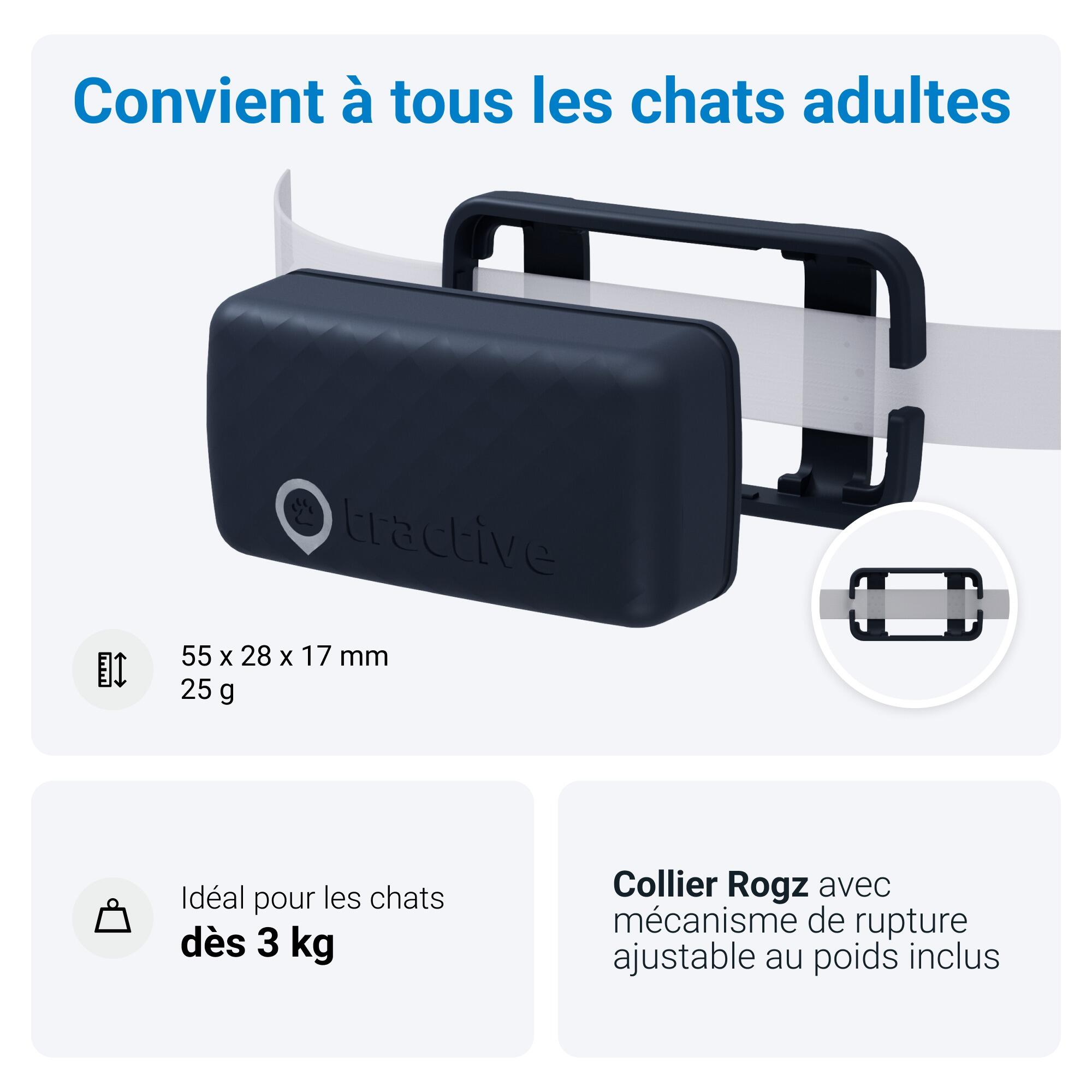 Localizador para gatos con Seguimiento de Actividad - Azul 7/7