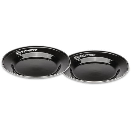 Emaille Teller PX Plate 18 schwarz