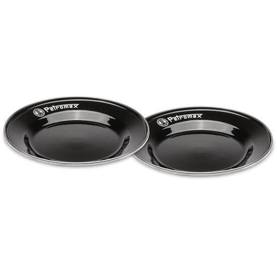 Emaille Teller PX Plate 18 schwarz