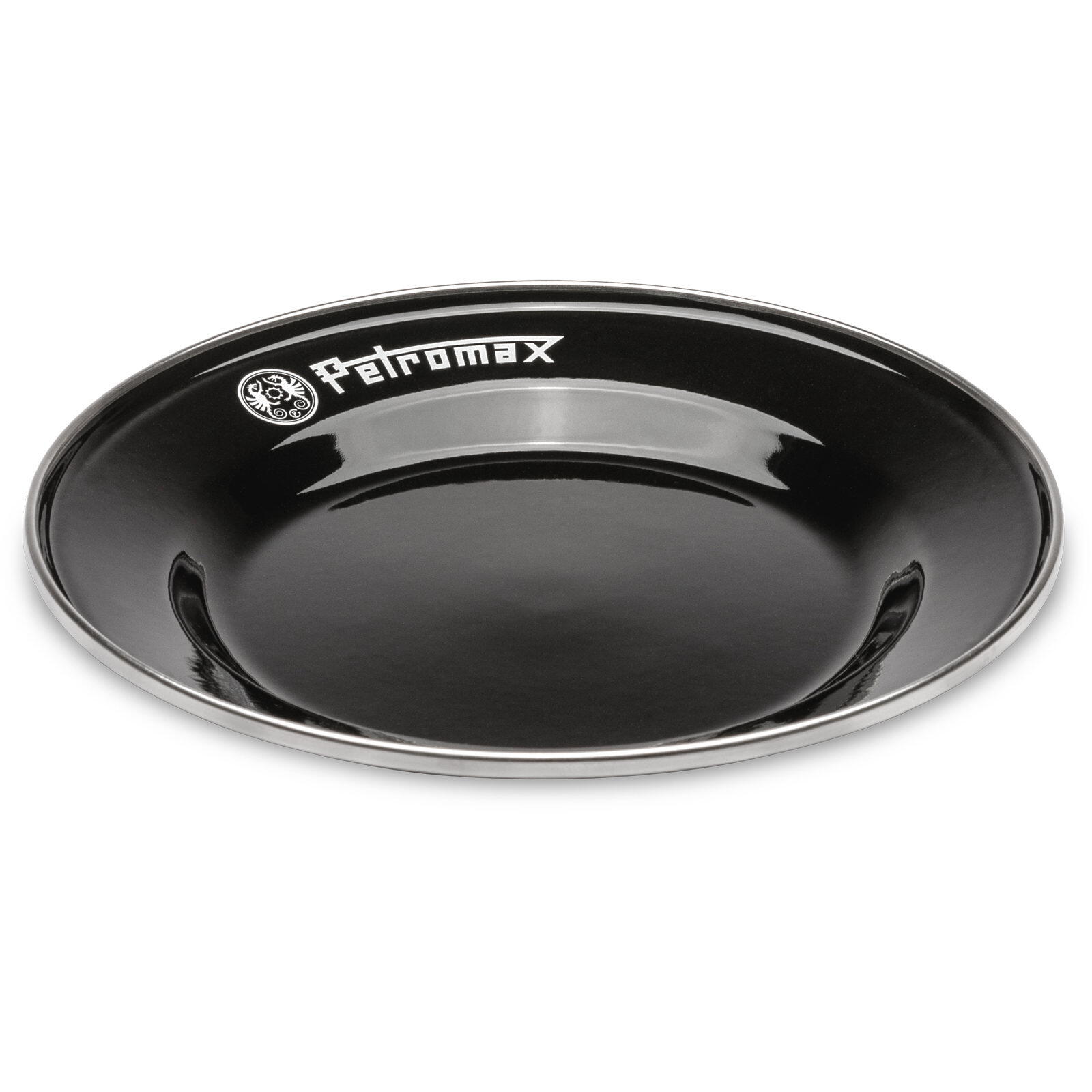 Emaille Teller PX Plate 18 schwarz 2/3