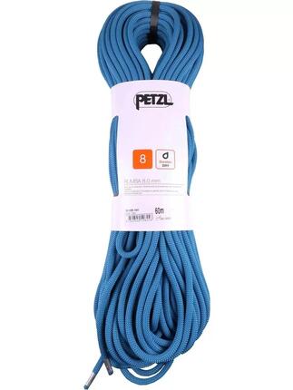 Corde à grimper Petzl Rumba Demi-Rope 8 Mm X 60 M - bleu