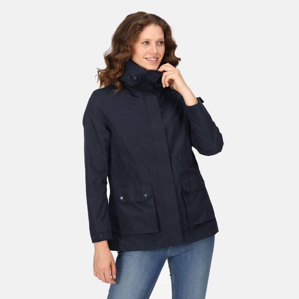 Veste Marinepool Navaya Pour Femme - Bleu Marine, Taille L, Style Randonnée/streetwear, Neuve Avec étiquettes