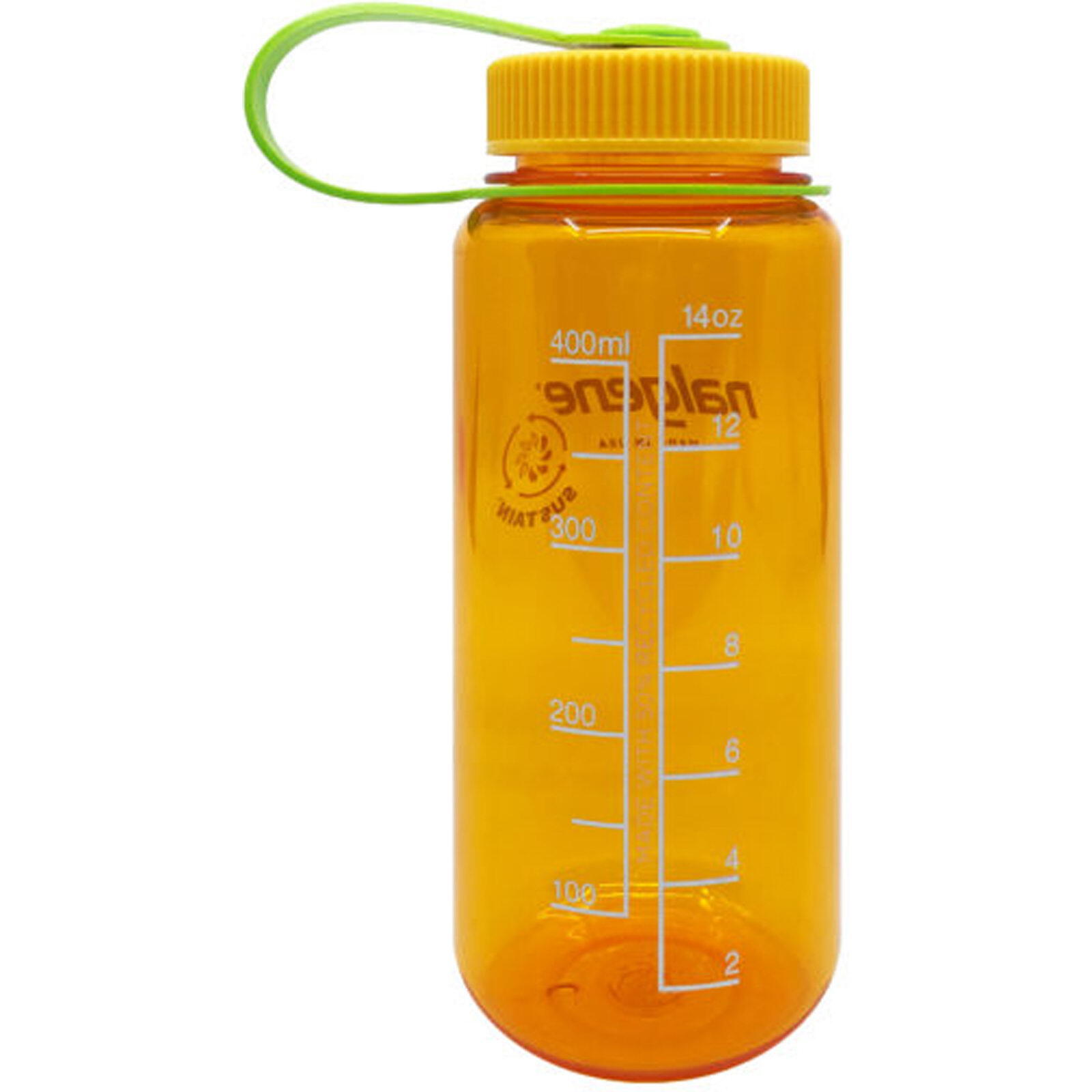 500ml Wide Mouth Sustain Water Bottle - Made From 50% Plastic Waste - Orange 2/2