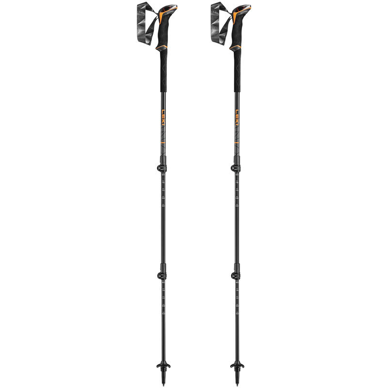 Poles Makalu Lite 100-135 cm férfi túrabot - fekete