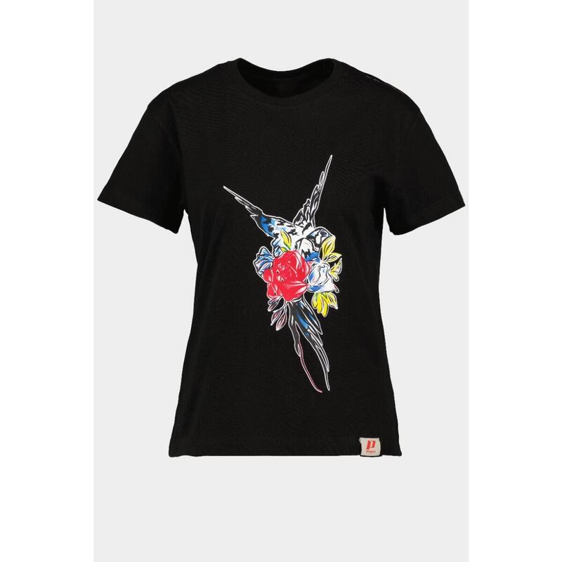 TRICOU CASUAL PASARE FLORI DAMA-S