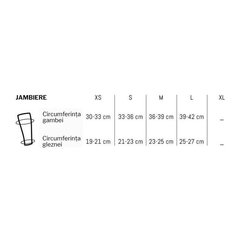 Jambiere de compresie Hydraoff negru-alb-gri, Sportlast