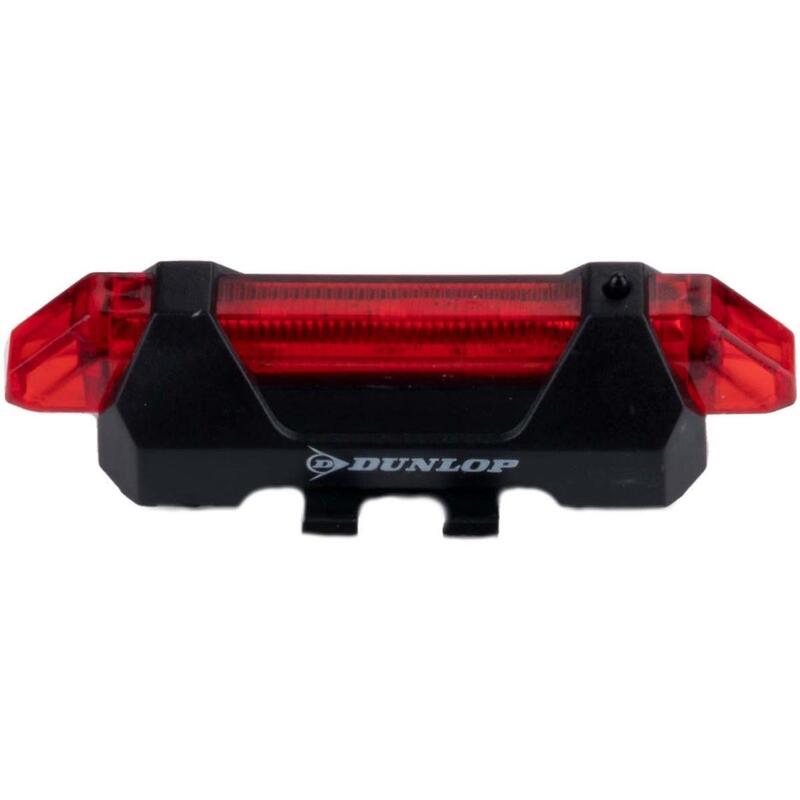 Set lampă față - spate cu acumulator pentru bicicletă - Dunlop