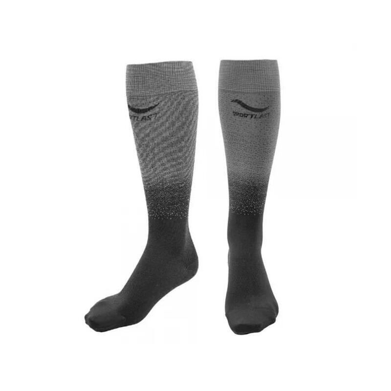 Ciorapi compresivi lungi pro negru gri, Sportlast