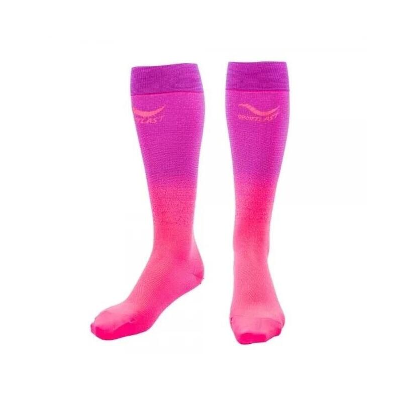 Ciorapi compresivi lungi pro corai-violet, Sportlast