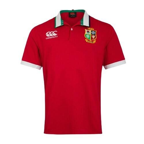 CANTERBURY CCC British & Irish Lions 21 Ss Classic Rugby Shirt Mens QA004758A70 Red