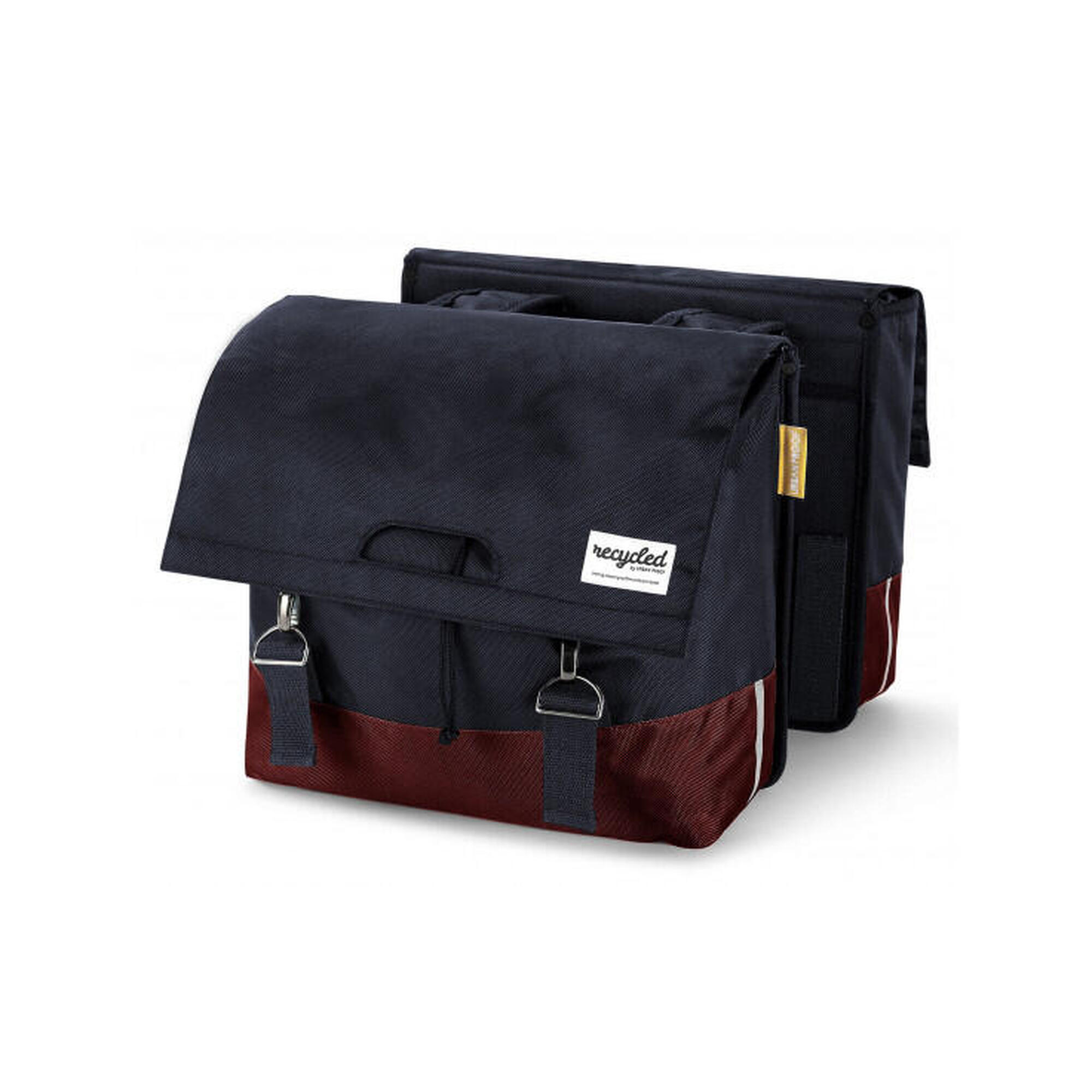 Urban Proof - Sac À Vélo À Double Épreuve Urbaine 40l Green-gris - Sacoche - Gris|rouge - 40 L - Decathlon