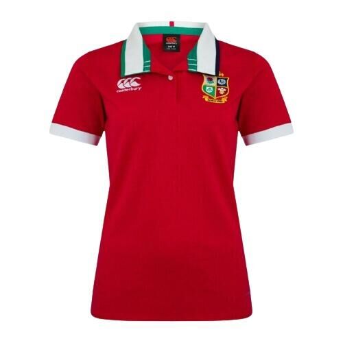 CANTERBURY CCC British & Irish Lions 21 Ss Classic Rugby Shirt Womens QA005327A70 Red