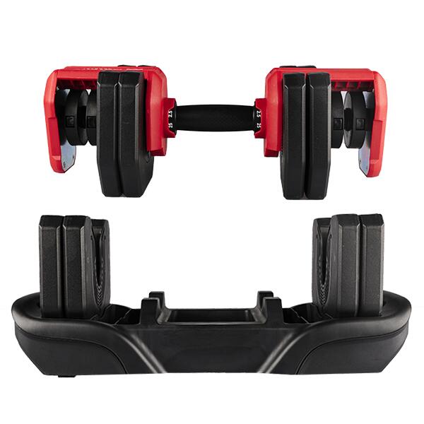 Verstelbare Dumbbell tot 24kg - Compact design