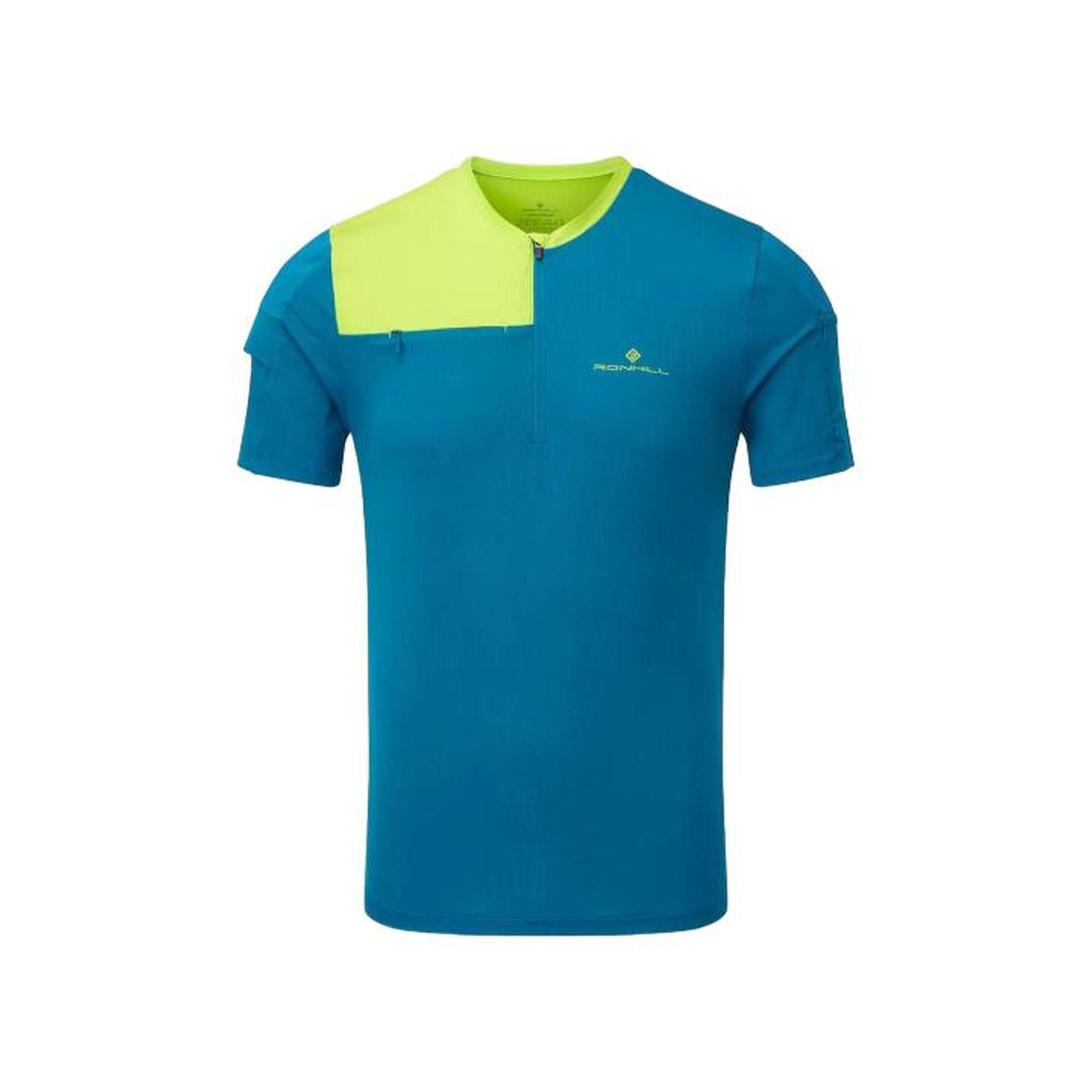 RONHILL Mens Tech Ultra 1/2 Zip T-Shirt