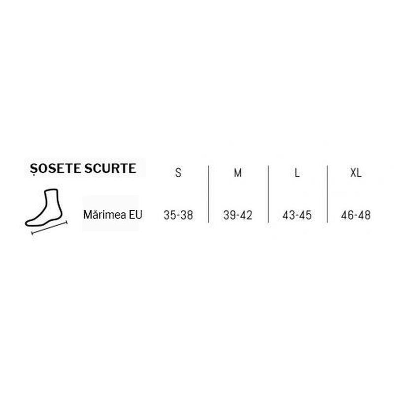 Ciorapi compresivi scurti start corai gri, Sportlast