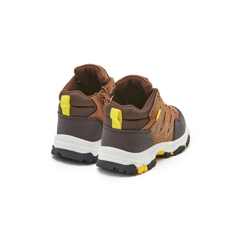 Botines Niños Lois 46213 Marrones Acolchados con Cordones