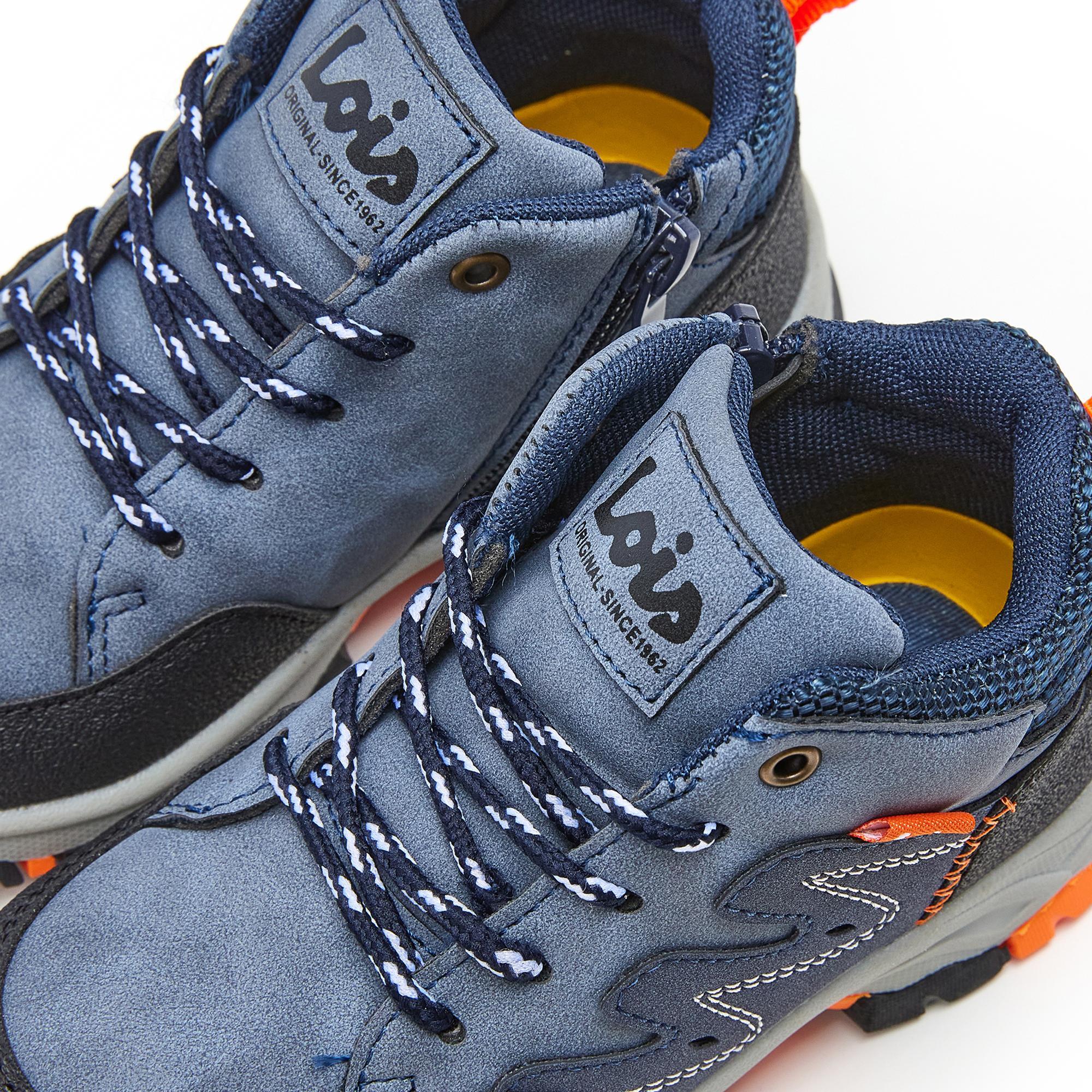 Botines Niños Lois 46213 Azul Marino Acolchados con Cordones 5/5