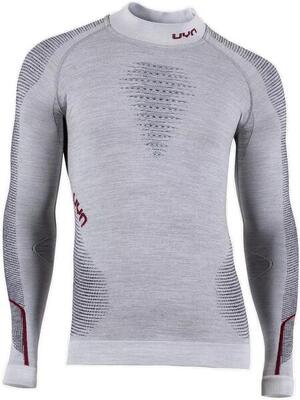 Funktionsshirt Man Ambityon Uw Shirt Lg Sl Melange Turtleneck Herren - grau