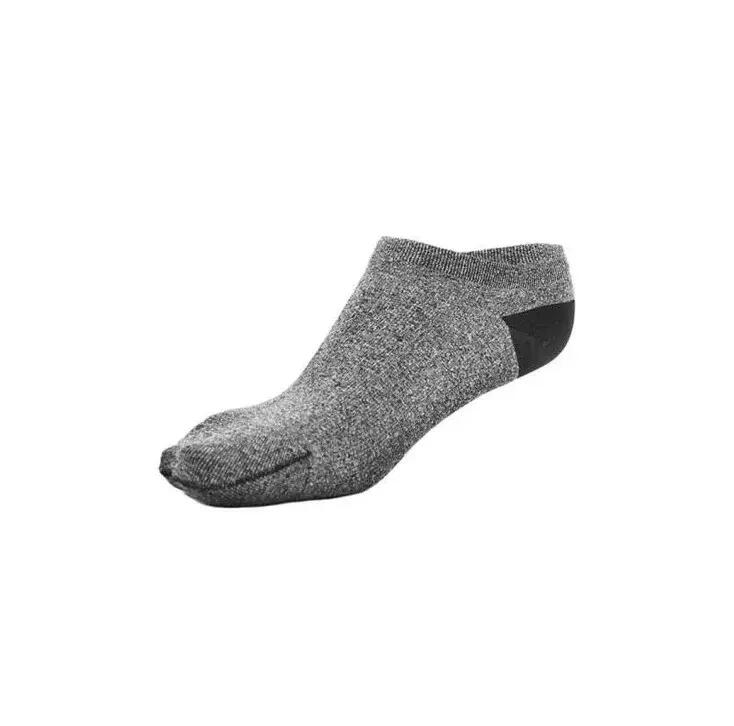 Ciorapi compresivi invizibili pentru training ultra elastici negru gri Sportlast 1/2