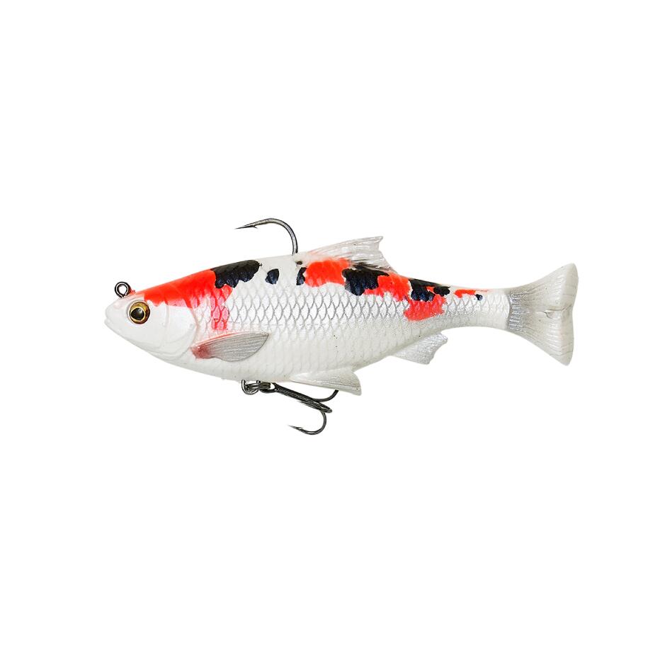 Savage Gear - Leurre Souple Savage Gear 3d Roach Pusletail 13cm (koi - 38,5g - 13cm - Par 2) - Leurre Souple - Gris - Taille Unique - Decathlon
