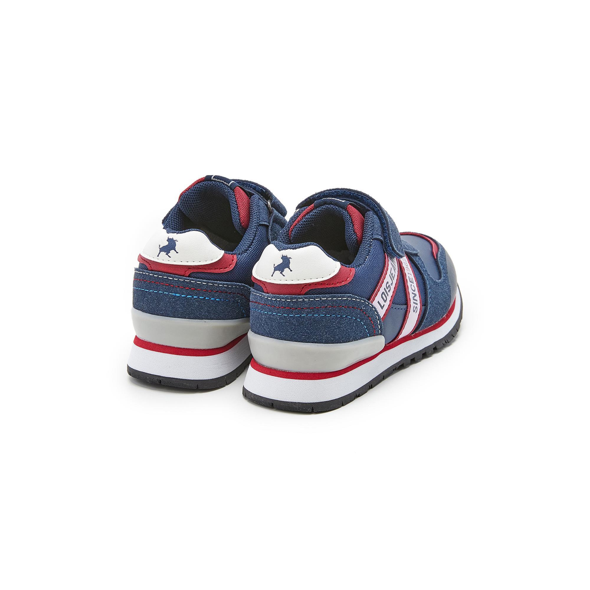 Zapatillas Deportivas Niños Lois 46210 Azul Marino con Tira Adherente 3/5