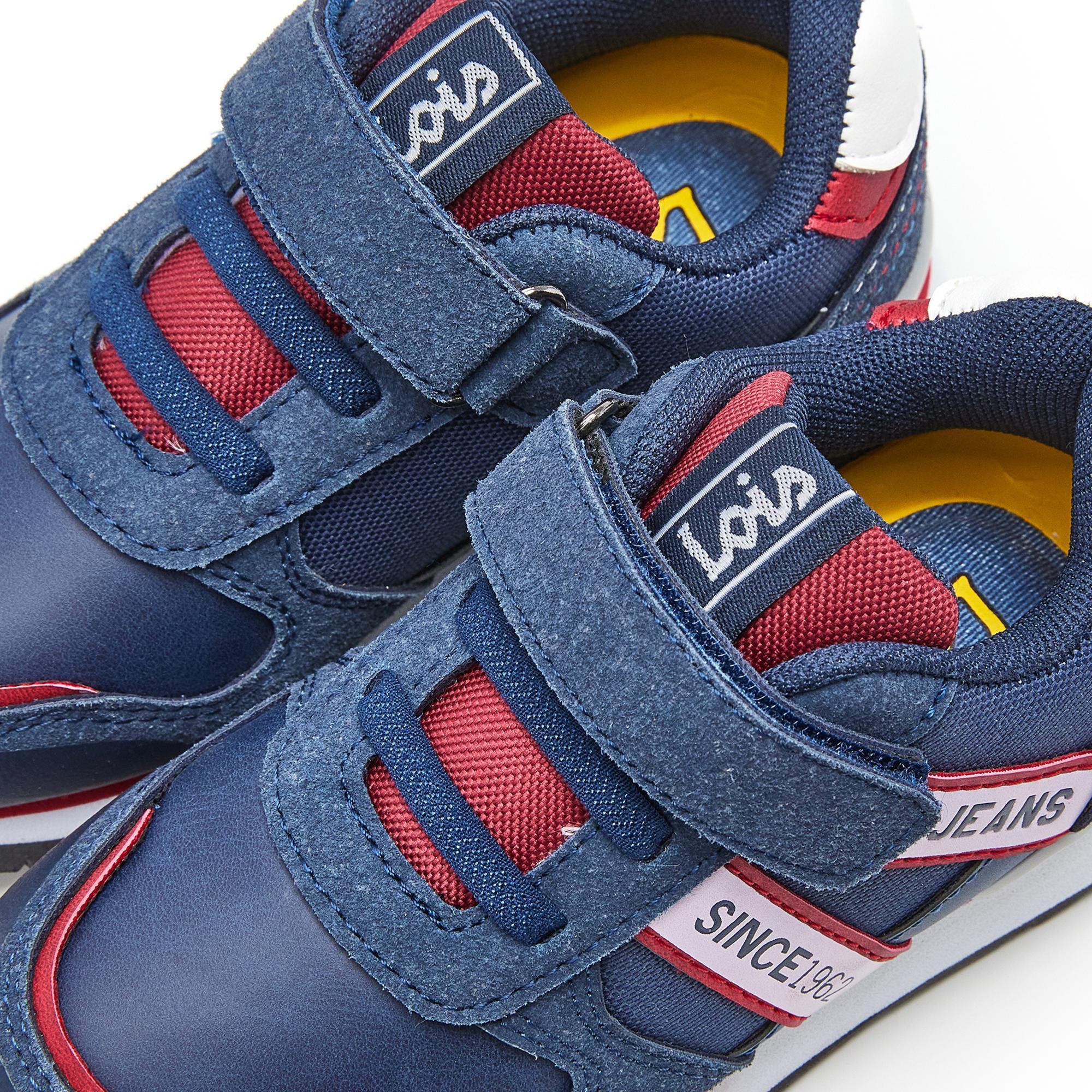 Zapatillas Deportivas Niños Lois 46210 Azul Marino con Tira Adherente 5/5