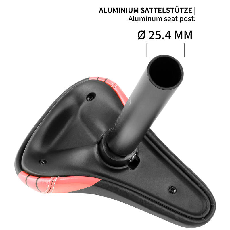 Sattel für Laufrad Kinderfahrrad 10-12 Zoll mit Sattel-Stütze Alu 25.4mm