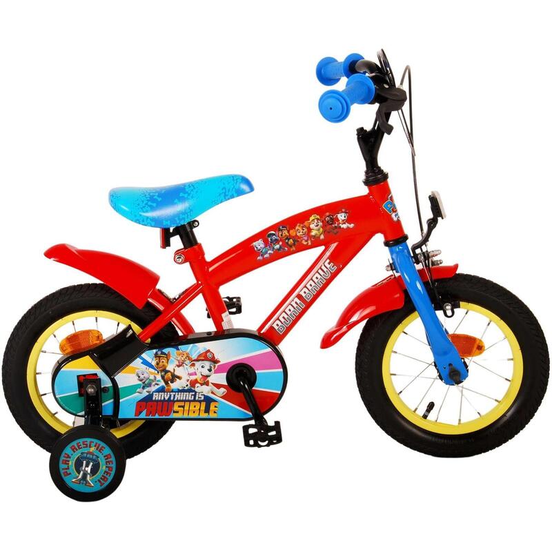 VOLARE BICYCLES Bicicletta per bambini Paw Patrol 12 pollici, rosso