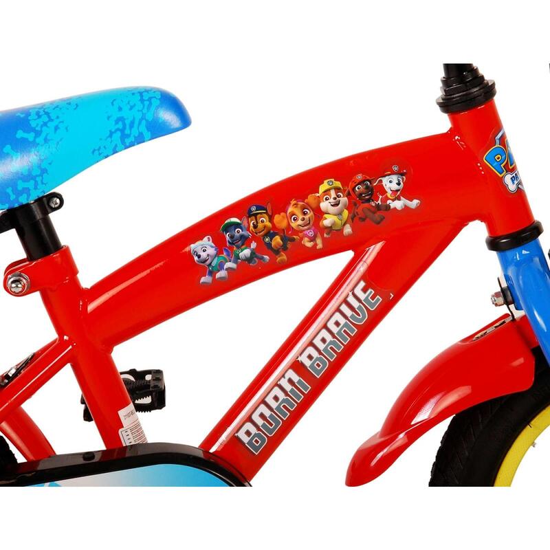 VOLARE BICYCLES Bicicletta per bambini Paw Patrol 12 pollici, rosso