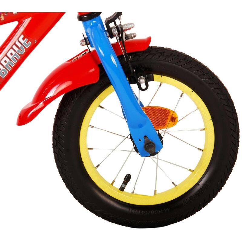 VOLARE BICYCLES Bicicletta per bambini Paw Patrol 12 pollici, rosso