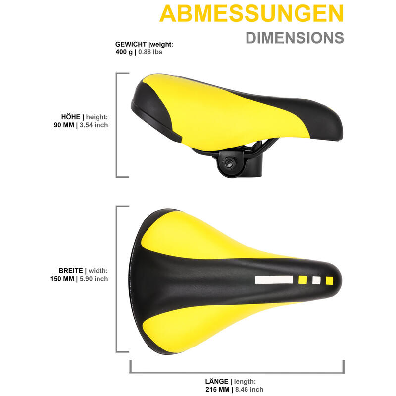 Selle pour vélo enfant et draisienne pour 12 14 16 18 pouces vélos enfants