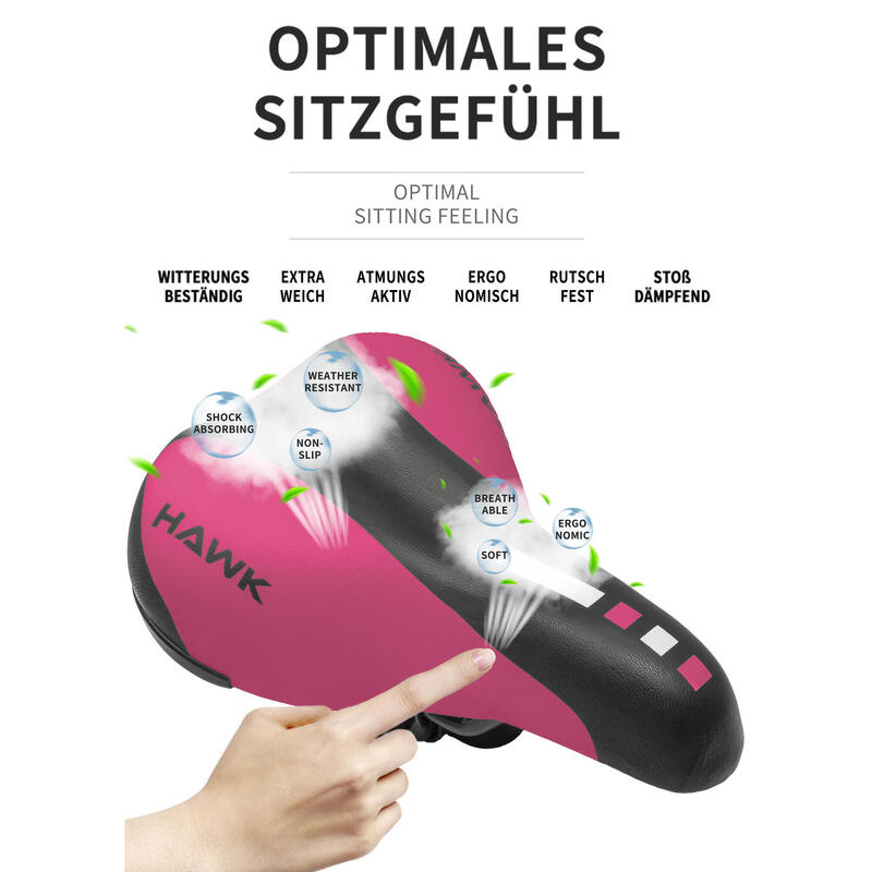 Sattel für Kinderfahrrad Kinderfahrradsattel für 12 14 16 18 Zoll Kinderräder