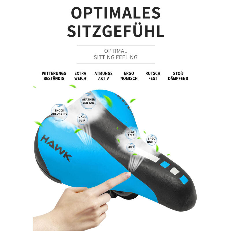 Sattel für Kinderfahrrad Kinderfahrradsattel für 12 14 16 18 Zoll Kinderräder