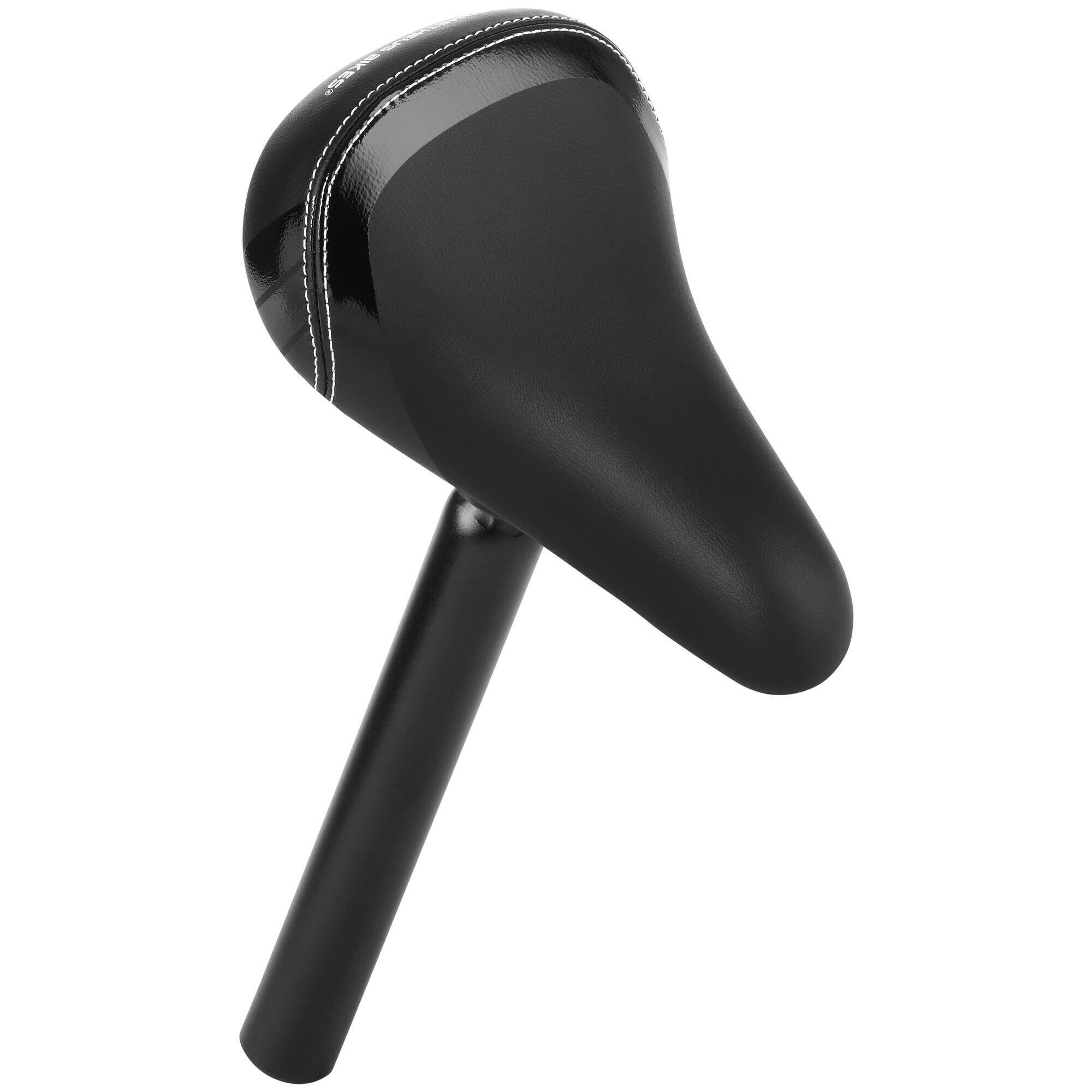 Prometheus Bicycles - Selle De Vélo De Draisienne Enfants 10-12 Pouces Avec Tige De Selle Alu 25.4mm - Selle De Vélo - Noir - Taille Unique - Decathlon