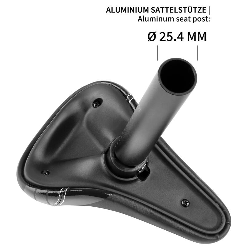 Sattel für Laufrad Kinderfahrrad 10-12 Zoll mit Sattel-Stütze Alu 25.4mm