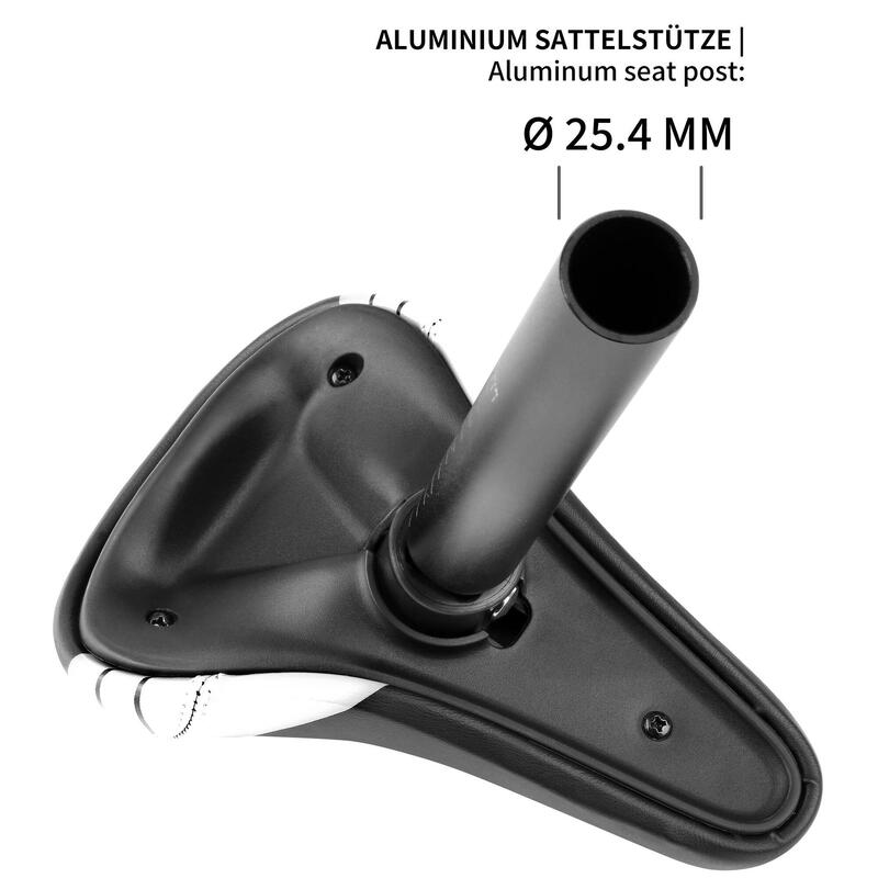 Sattel für Laufrad Kinderfahrrad 10-12 Zoll mit Sattel-Stütze Alu 25.4mm