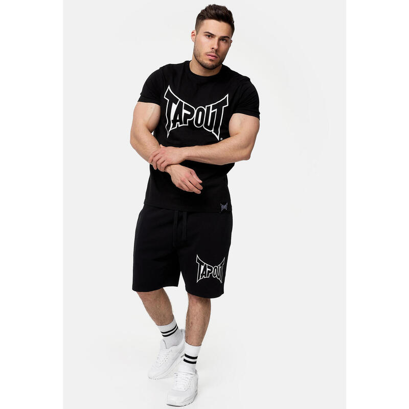 TAPOUT Herren T-Shirt normale Passform LIFESTYLE BASIC TEE