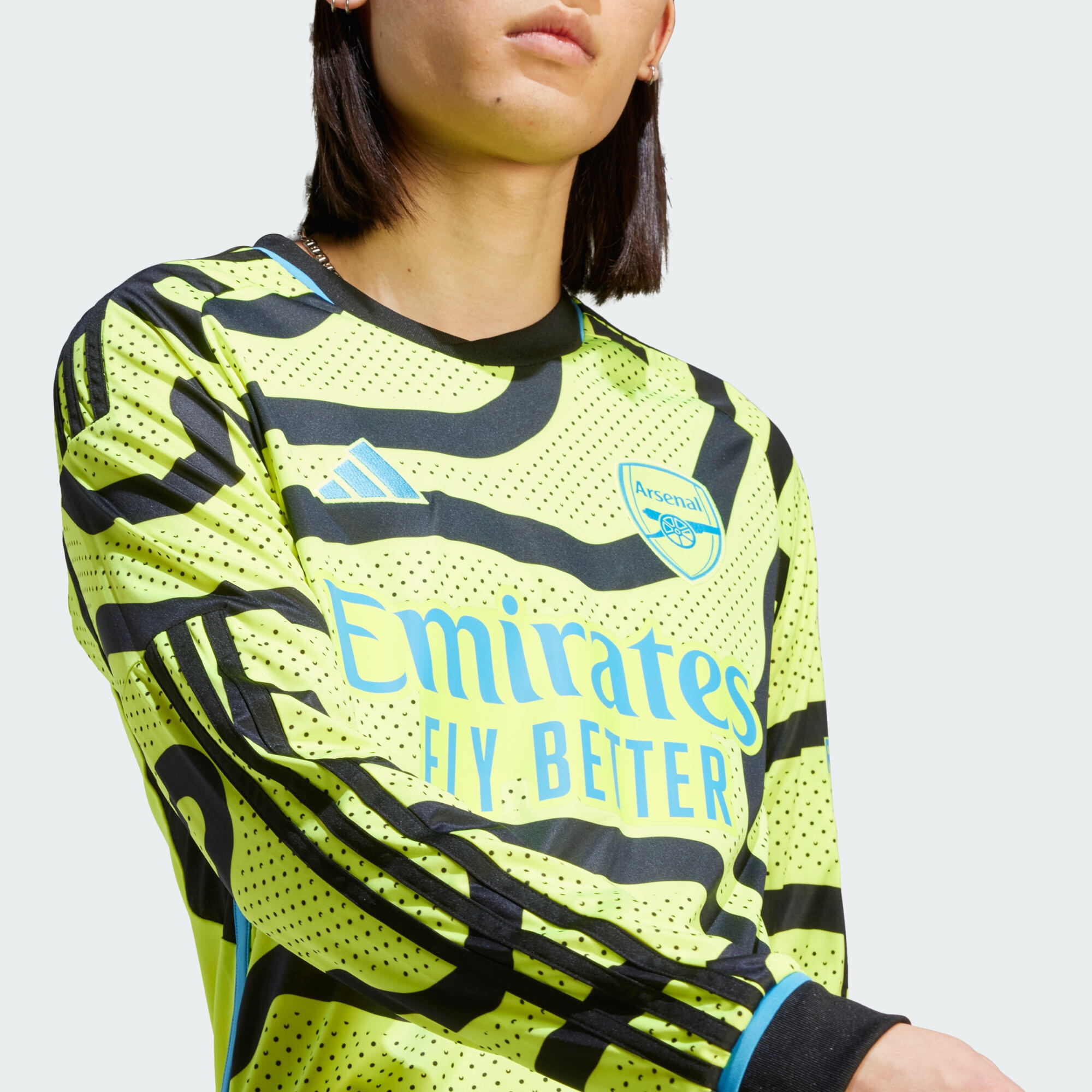 Arsenal 23/24 Long Sleeve Away Jersey 5/6