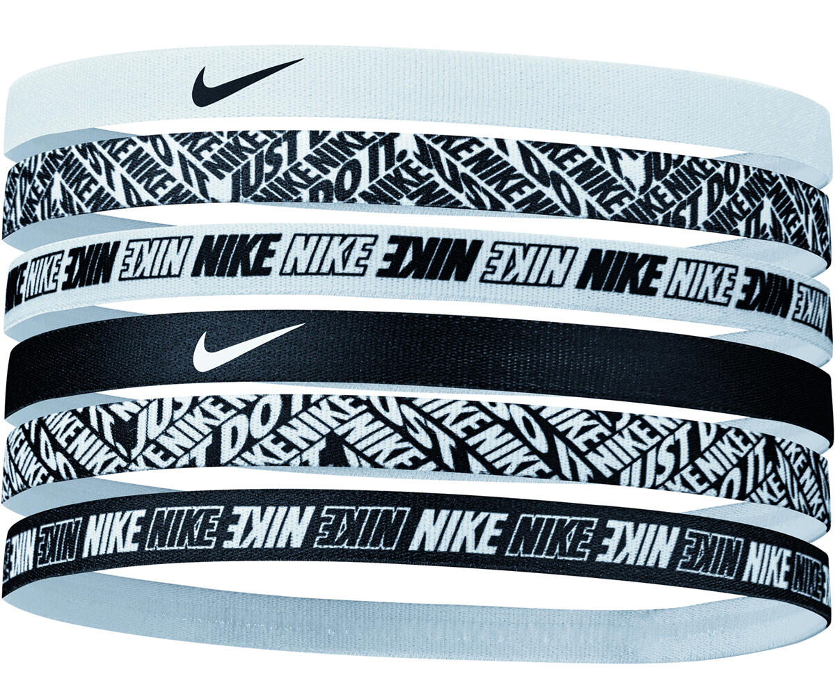 NIKE Pack 6 fasce per capelli Nike bianco e rosa blush