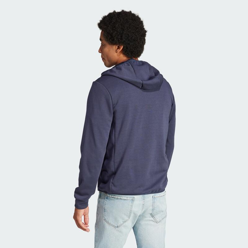 Jachetă matlasată adidas Essentials Hybrid Down albastră