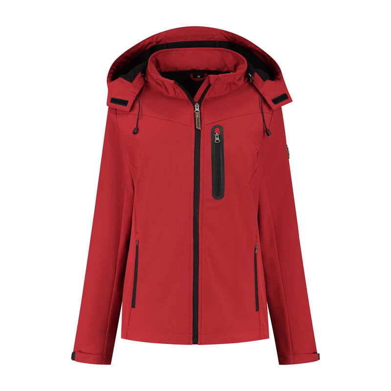 Softshell-Wanderjacke mit Reißverschluss - Damen - Hella