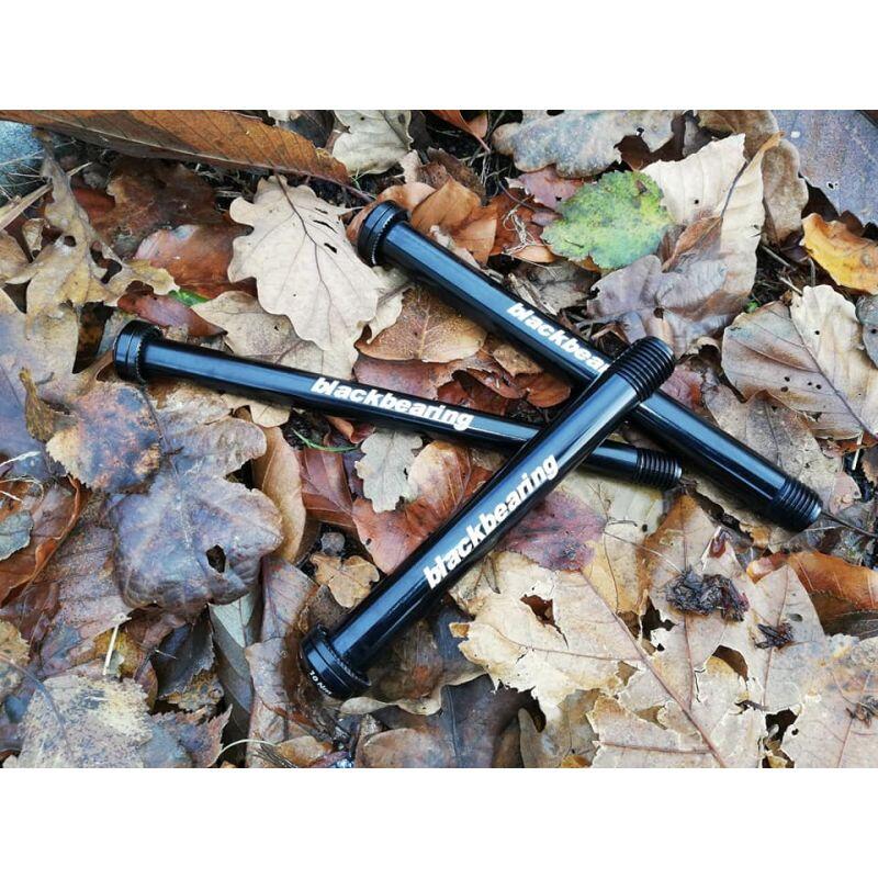 Eje trasero Cojinete negro QR 12 mm - 173 - M12x1,5 - 19 mm 5/6