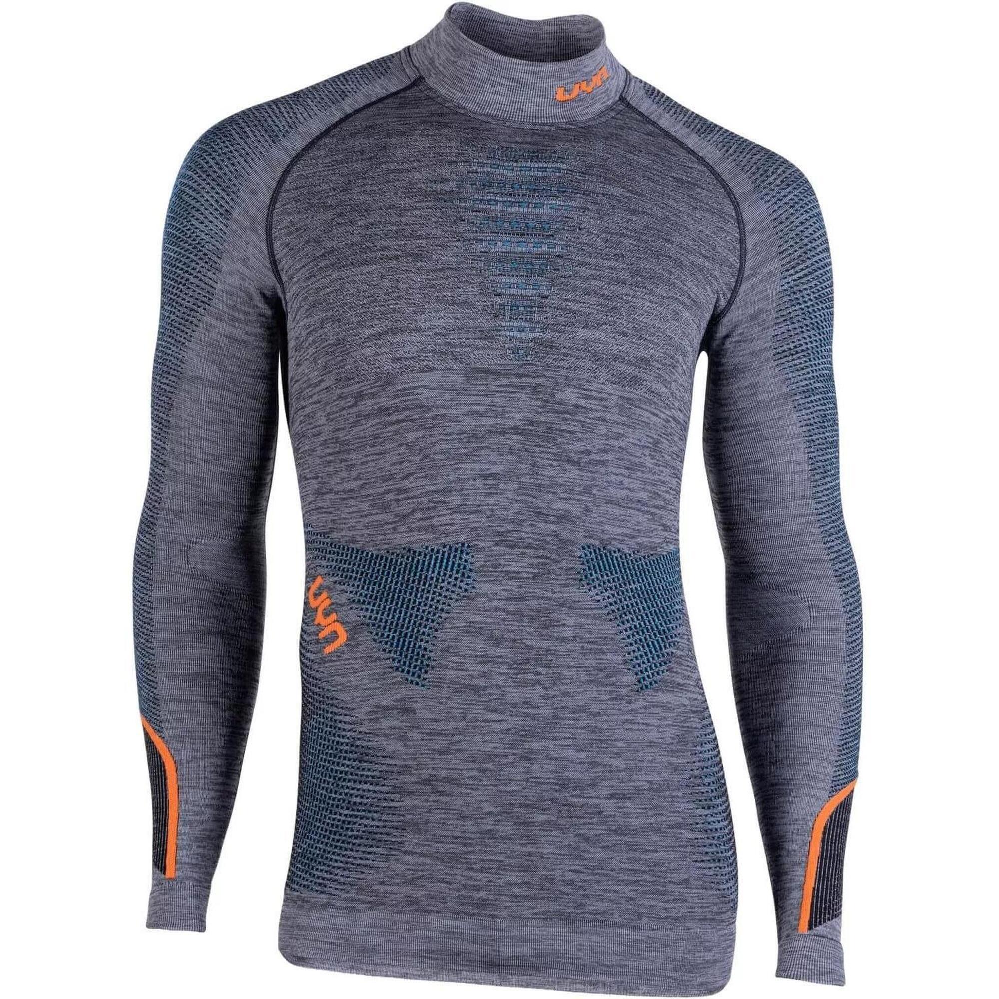 Bielizna top męski UYN Ambityon Uw Lg Sl Melange Turtleneck