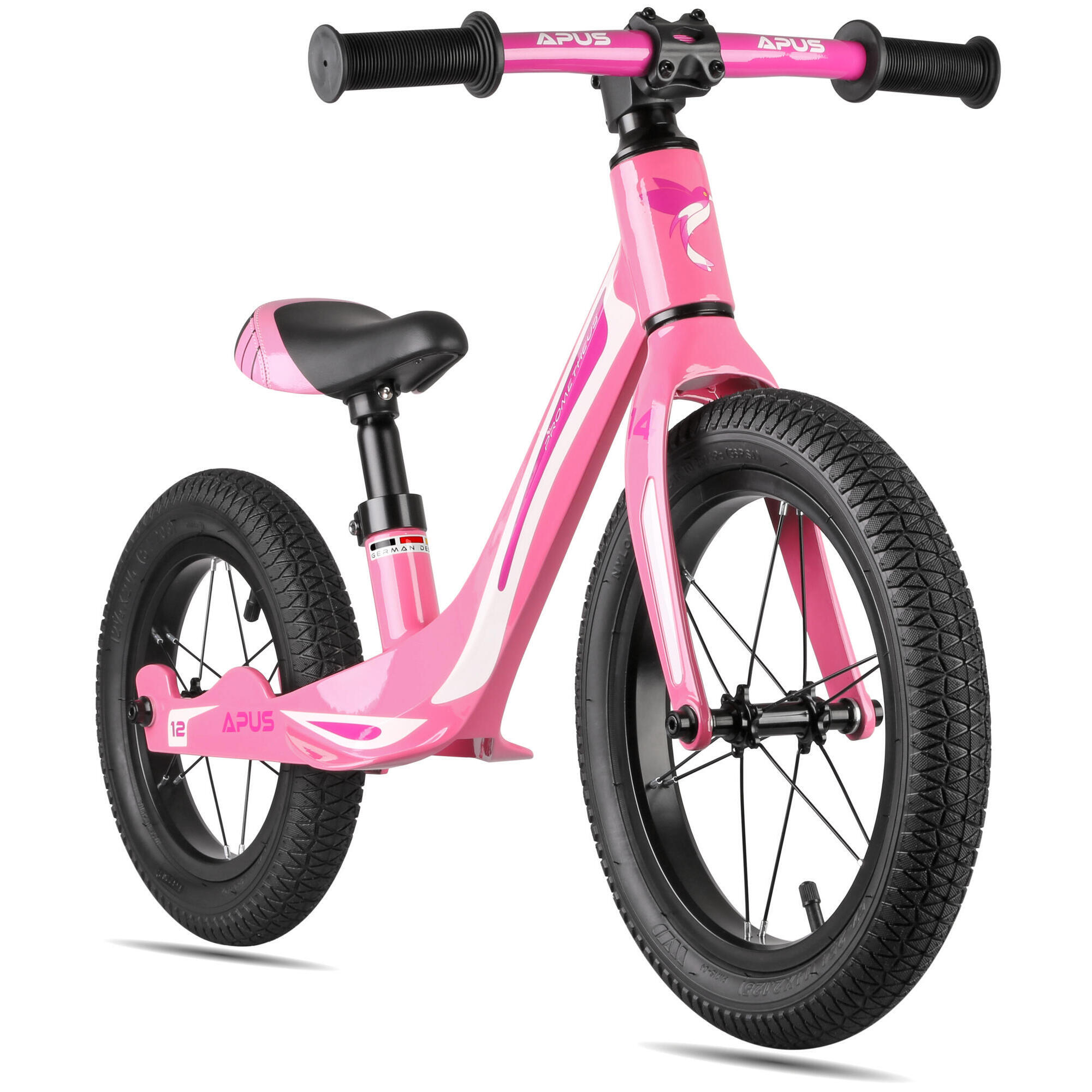 Prometheus Bicycles - Draisienne À Partir De 2-3 Ans 14/12 Pouces Limiteur De Braquage Magnésium Apus - Draisienne - Blanc|rose - Decathlon