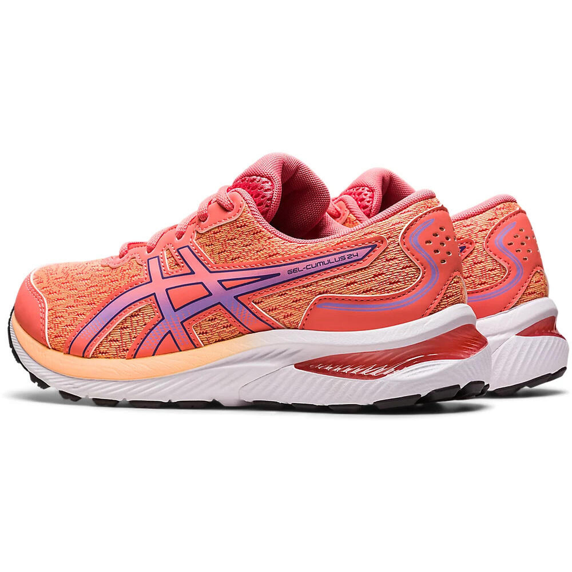 ASICS GEL CUMULUS 24 GS chaussures de course junior rose saumon