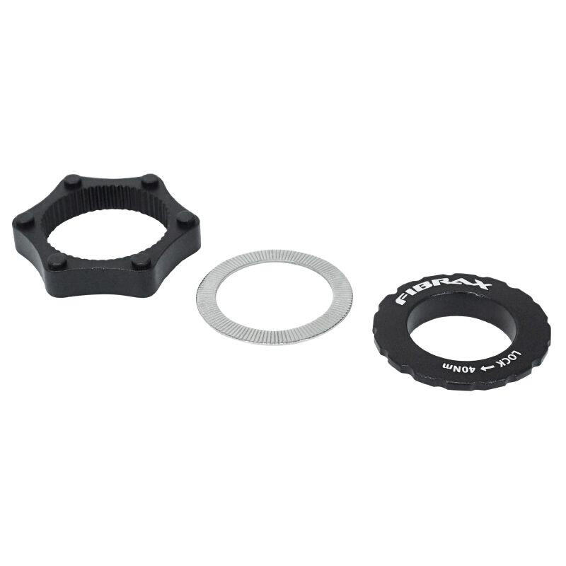 Adaptateur Frein à Disque Vélo Avec écrou De Verrouillage | Alliage Léger, Filetage Unique, Distance Entre Trous 48 Mm, épaisseur 7,5 Mm - 8