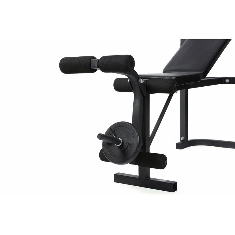 Banc de musculation avec barre + poids 20 Kg inclus