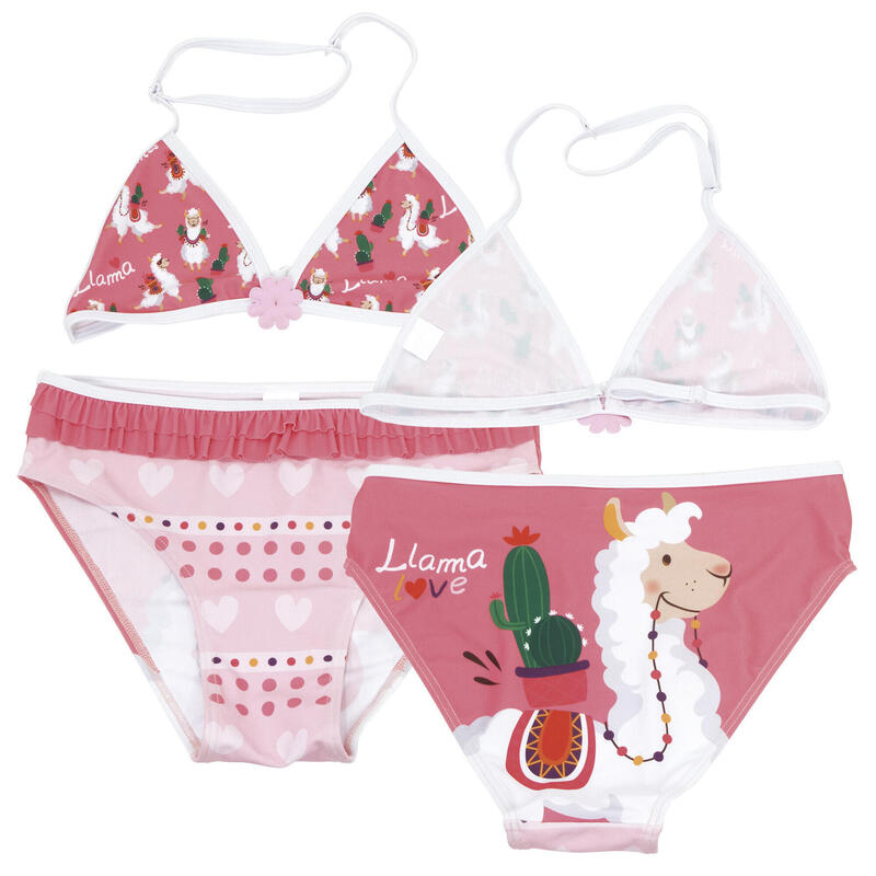 Arditex bikini Llama triangle meisjes polyester roze