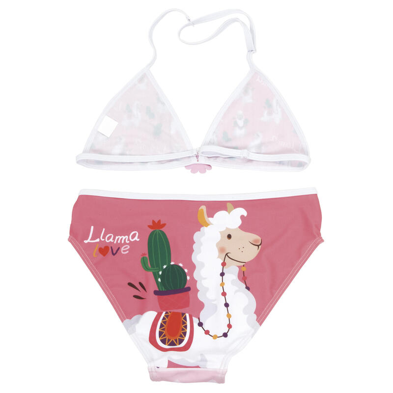 Arditex bikini Llama triangle filles polyester rose