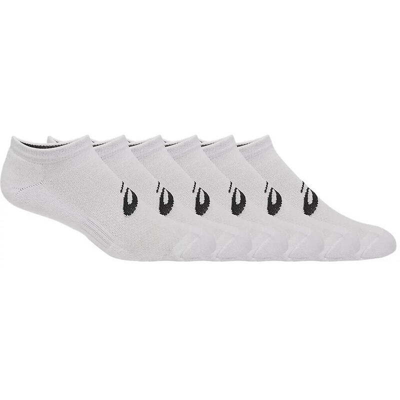 ASICS INVISIBLE chaussettes de sport blanches 6 paires